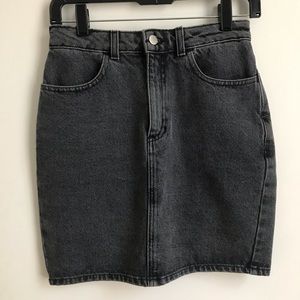 American Apparel Denim Skirt!